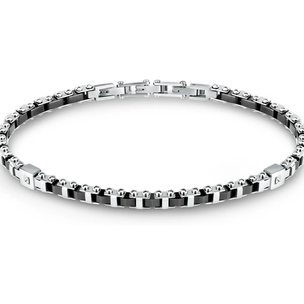 Sector Bracelet en acier et céramique-Homme Bijoux