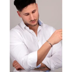 Morellato Bracelet en acier et cristal-Homme Bijoux