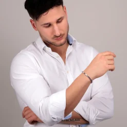 Morellato Bracelet en acier et cristal-Homme Bijoux