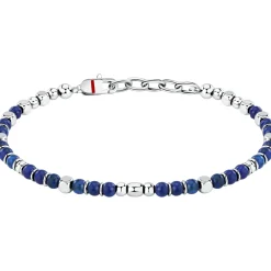Sector Bracelet en acier et lasurite-Homme Bijoux