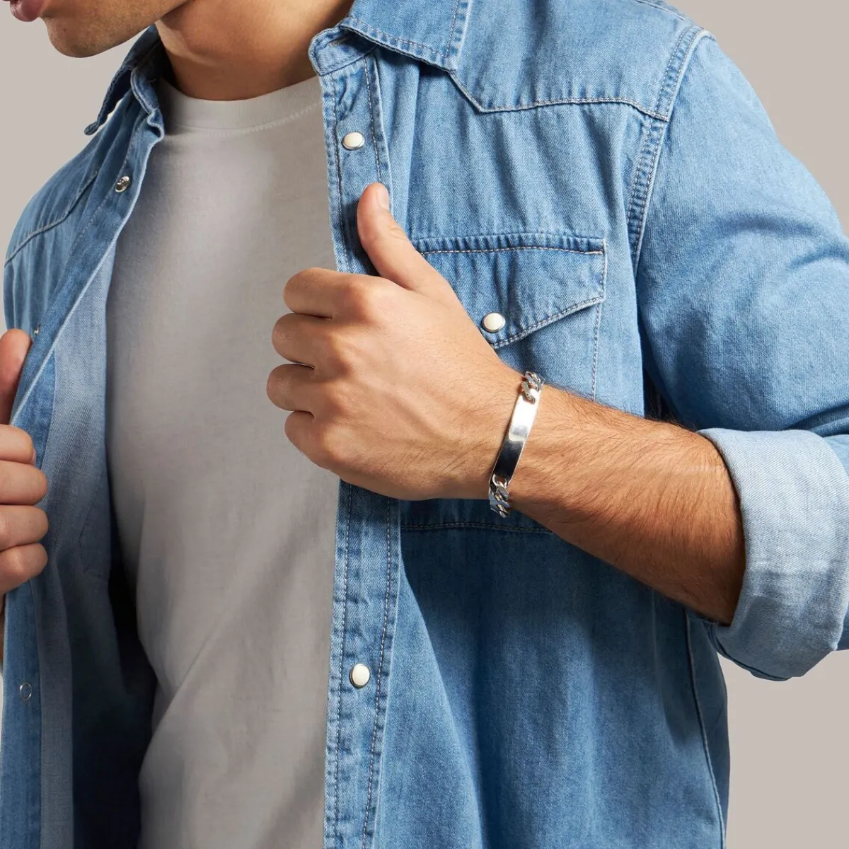 Cleor Bracelet en 925/1000-Homme Bijoux