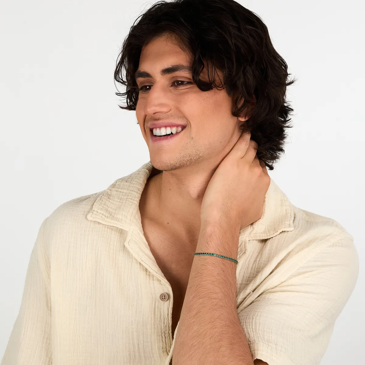 Morellato Bracelet en 925/1000 recyclé et nano stone-Homme Bijoux