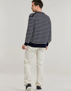 Tommy Hilfiger BRETON STRUCTURE CREW NECK-Homme Pulls & Gilets