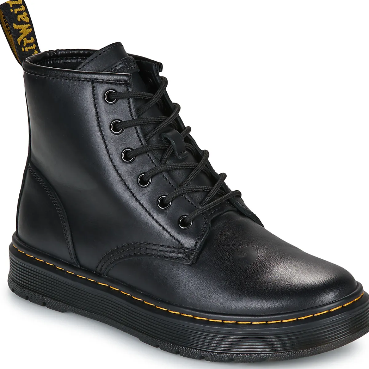 Dr. Martens Brookline Chukka 6 Eye Boot Black Lusso-Homme Bottines / Boots