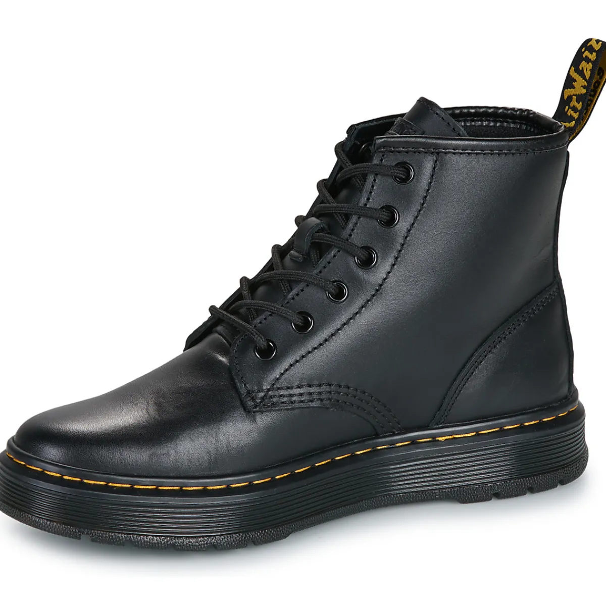 Dr. Martens Brookline Chukka 6 Eye Boot Black Lusso-Homme Bottines / Boots