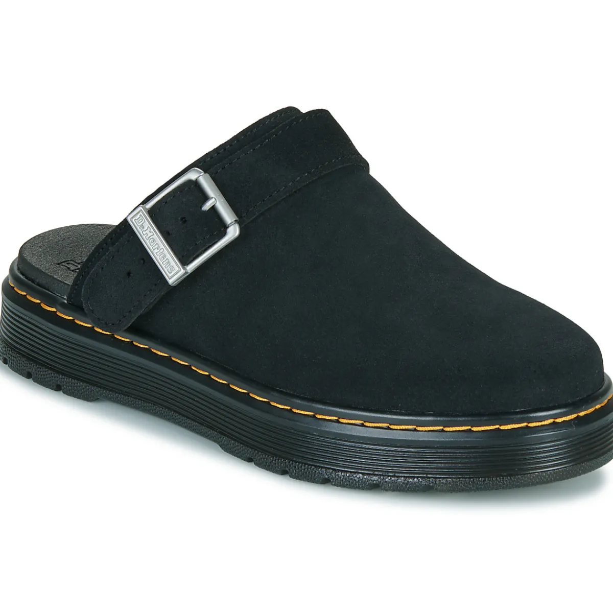 Dr. Martens Brookline Mule Black Bronx Suede-Homme Mules / Sabots