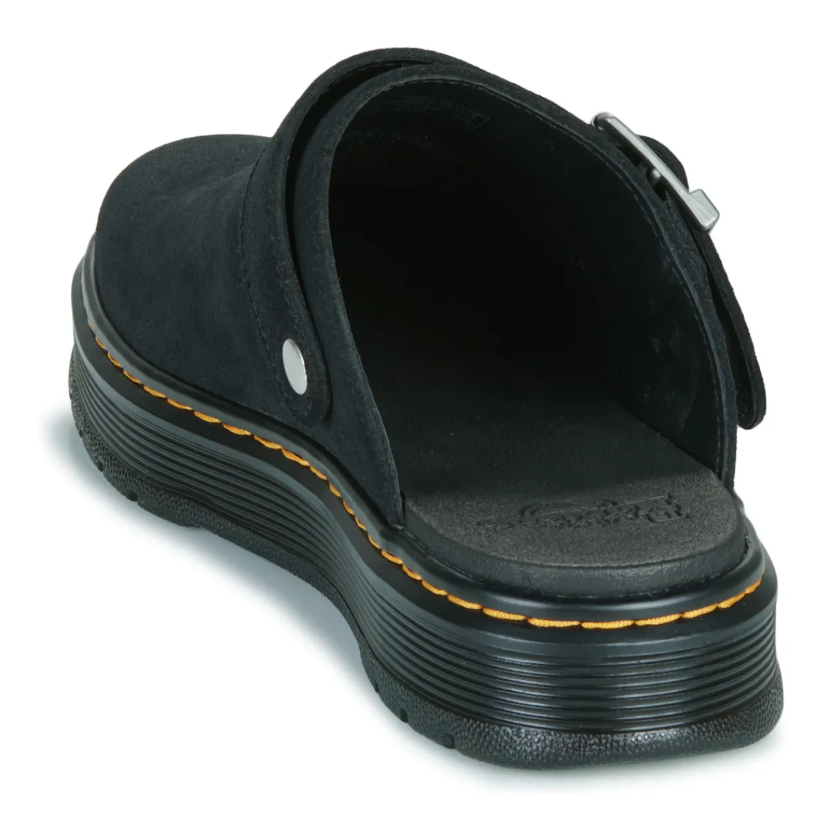 Dr. Martens Brookline Mule Black Bronx Suede-Homme Mules / Sabots