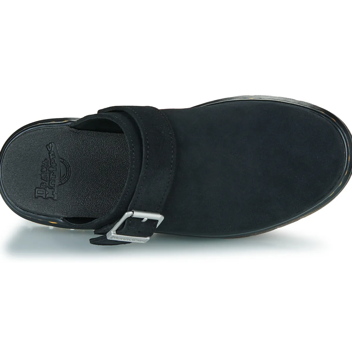 Dr. Martens Brookline Mule Black Bronx Suede-Homme Mules / Sabots