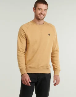 Timberland Brushed Back Crew Sweatshirt-Homme Sweats & Polaires