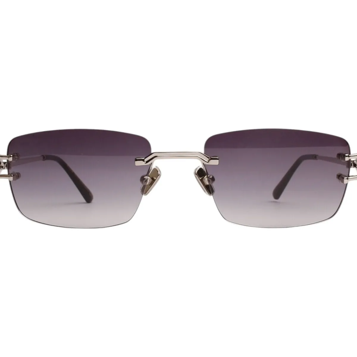 Xlab Burano Lunettes de soleil, Argent/Fumée, 59 mm-Homme Lunettes De Soleil