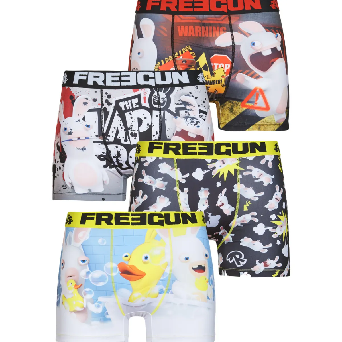 Freegun Caleçons FGLPC/1/BM/PK4/21-Homme Caleçons