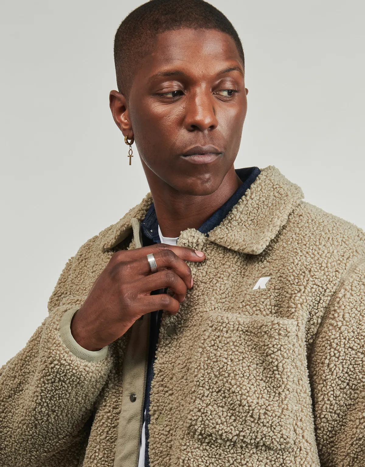 K-Way CAMERON SHERPA POLAR-Homme Chemises