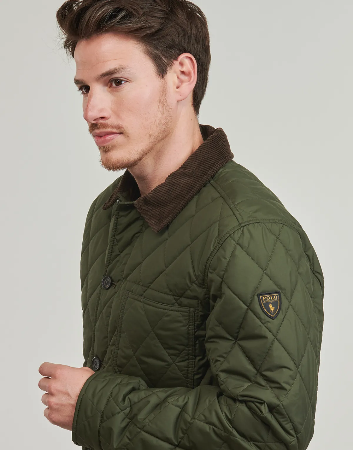 Polo Ralph Lauren CAR COAT MATELASSEE-Homme Manteaux