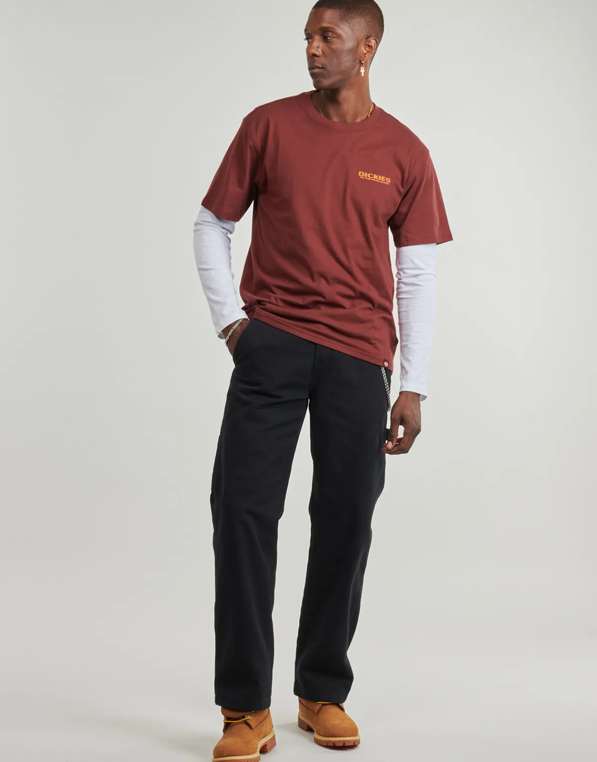 Dickies CARPENTER CANVAS PANT BLACK-Homme Pantalons