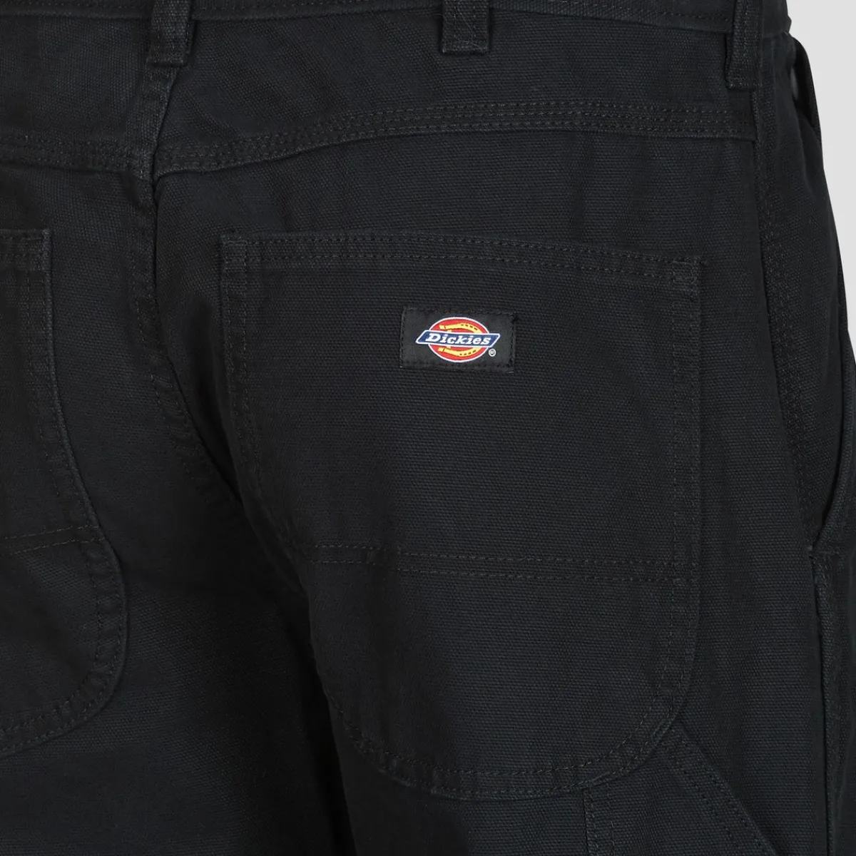 Dickies CARPENTER CANVAS PANT BLACK-Homme Pantalons
