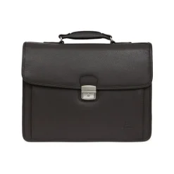 Hexagona Cartable en cuir Ref 54444 38*28*14-Homme Sacs De Voyage