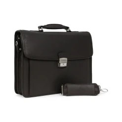 Hexagona Cartable en cuir Ref 54444 38*28*14-Homme Sacs De Voyage