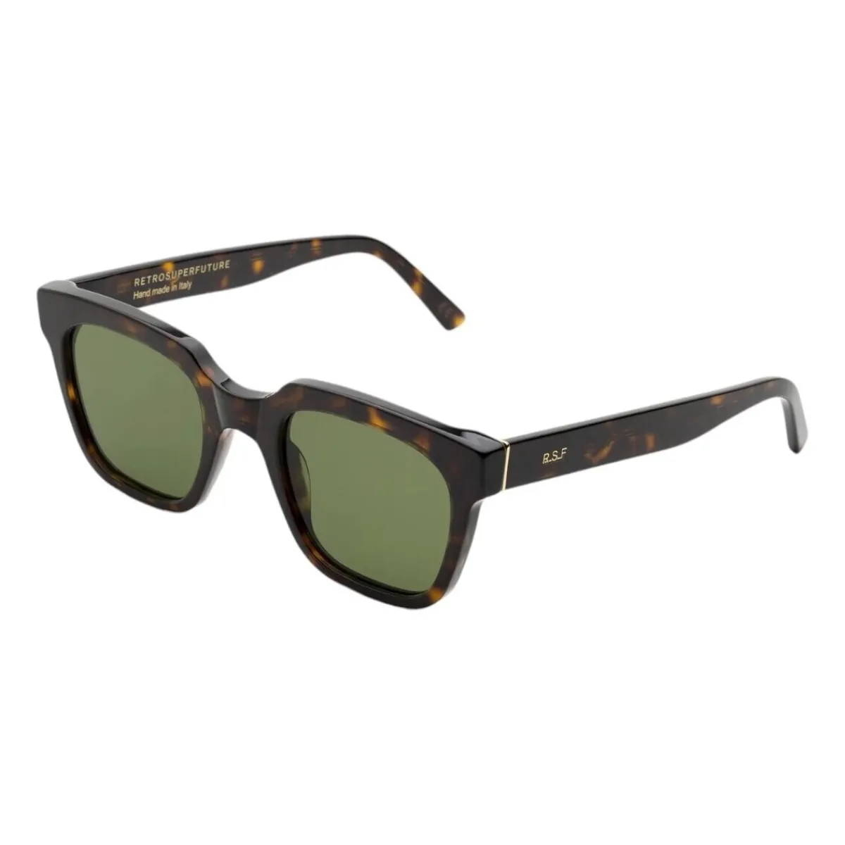 Retrosuperfuture CG1 Col. droite. 3627 Vert Lunettes de soleil, Havana/Vert,-Homme Lunettes De Soleil
