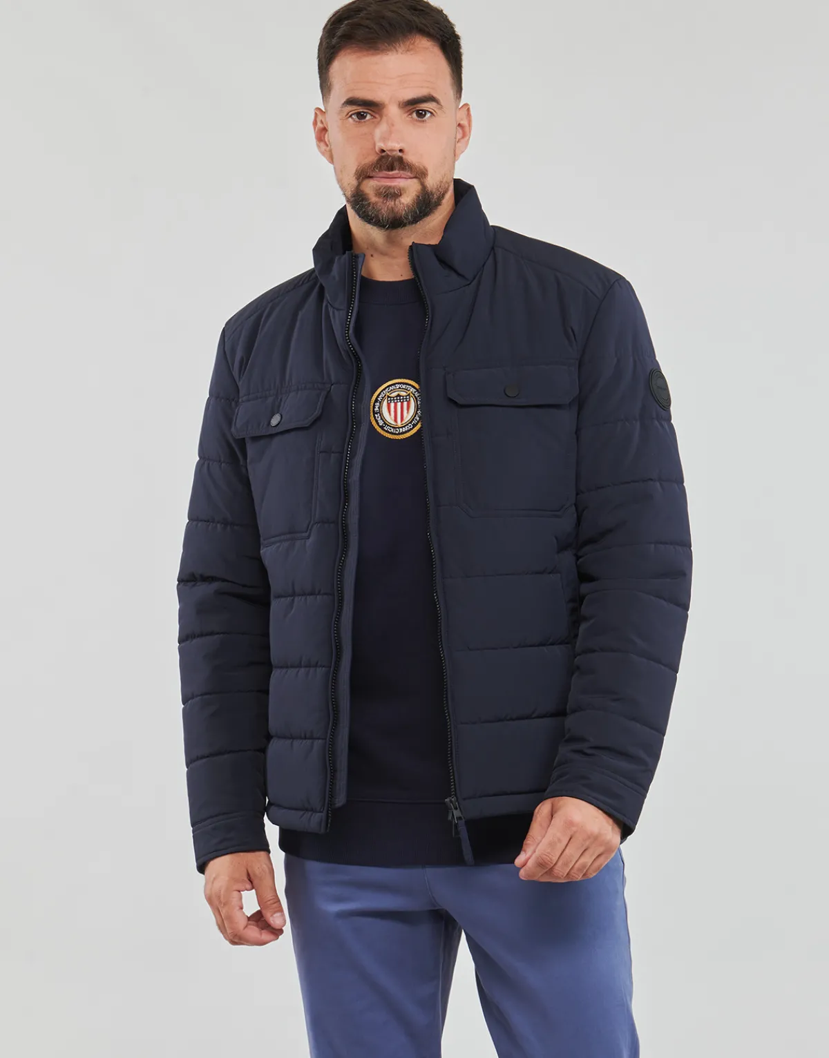 Gant CHANNEL QUILTED JACKET-Homme Vestes