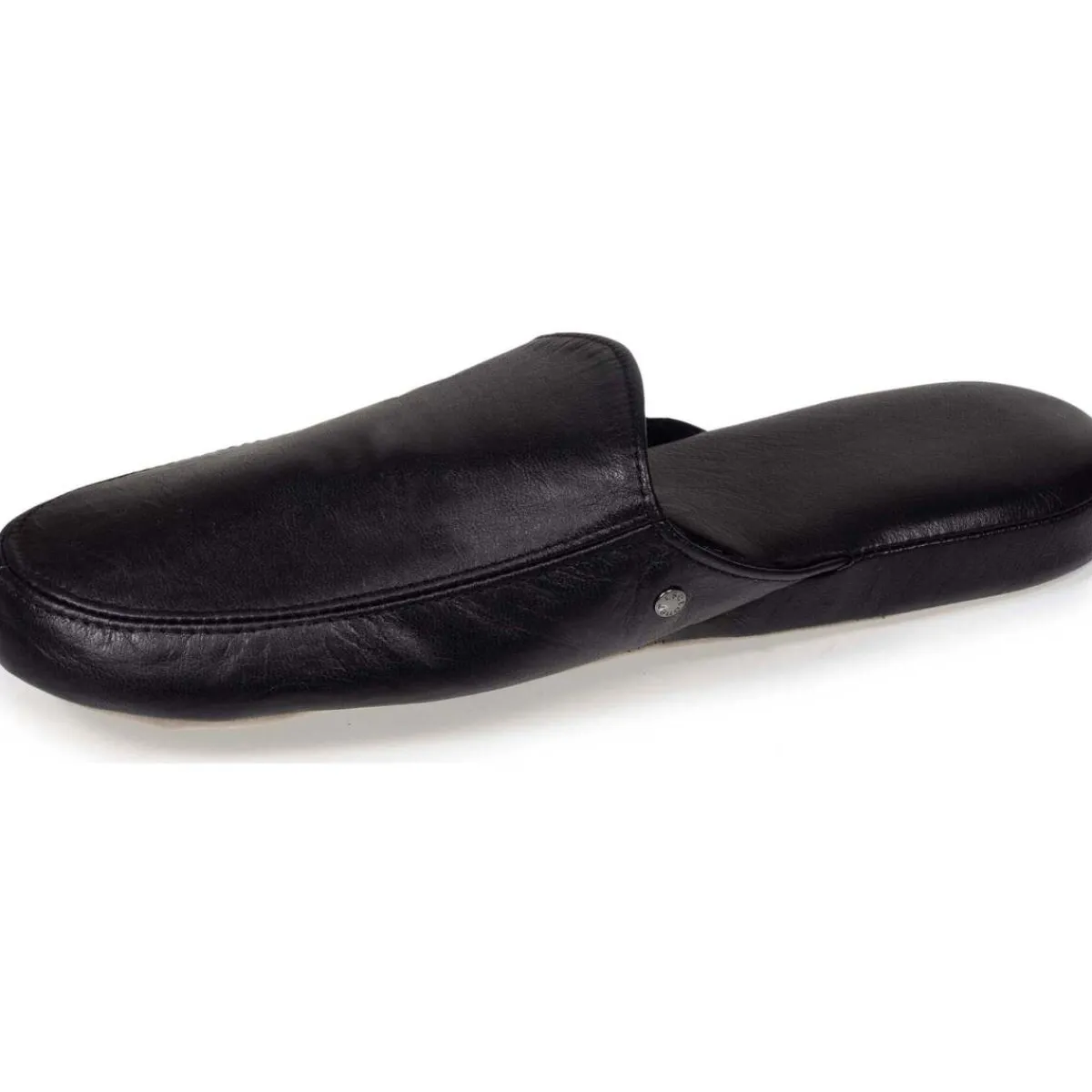 Isotoner Chausson mules cuir Homme-Homme Pantoufles / Chaussons