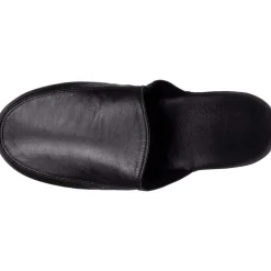 Isotoner Chausson mules cuir Homme-Homme Pantoufles / Chaussons