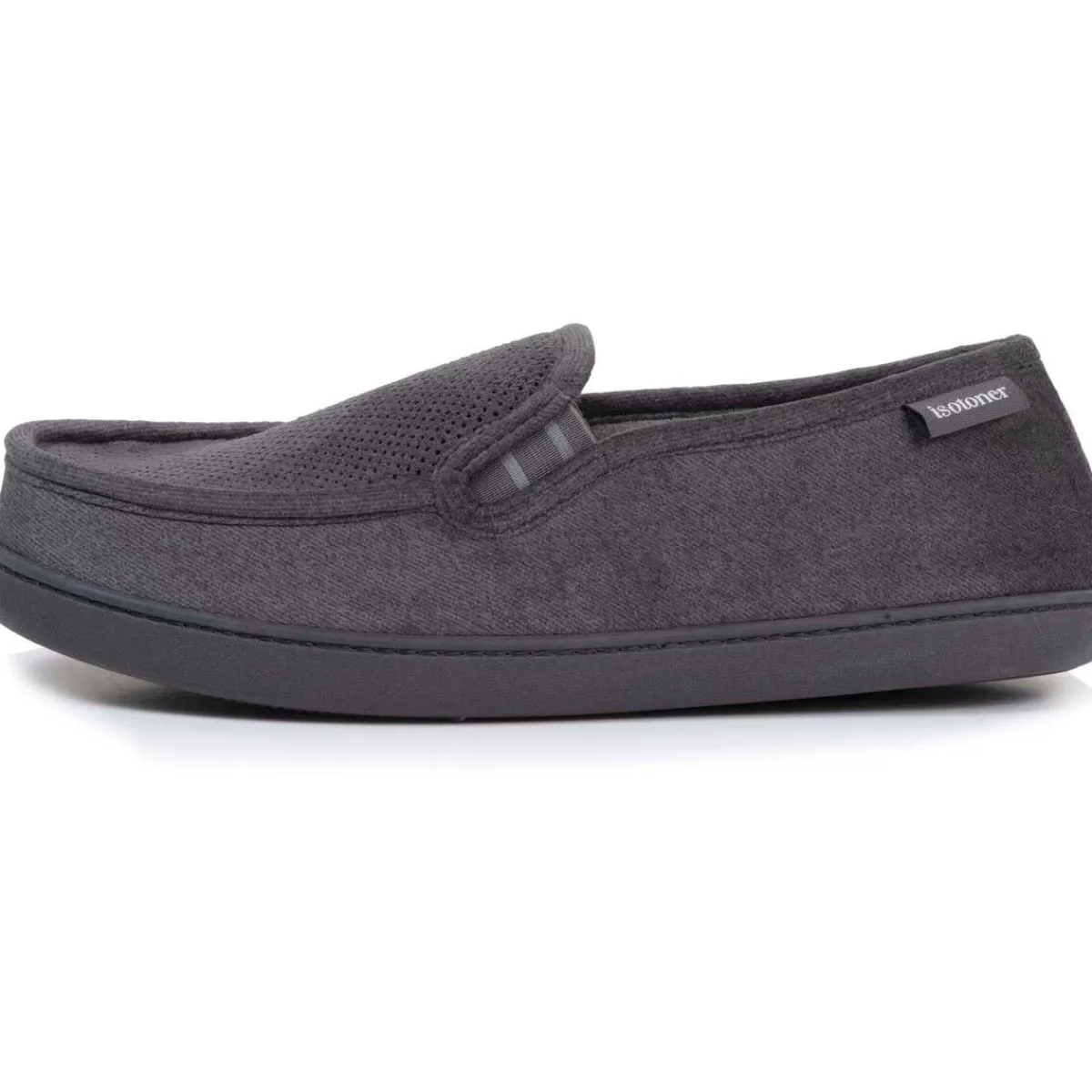 Isotoner Chaussons mocassins Homme velours-Homme Pantoufles / Chaussons