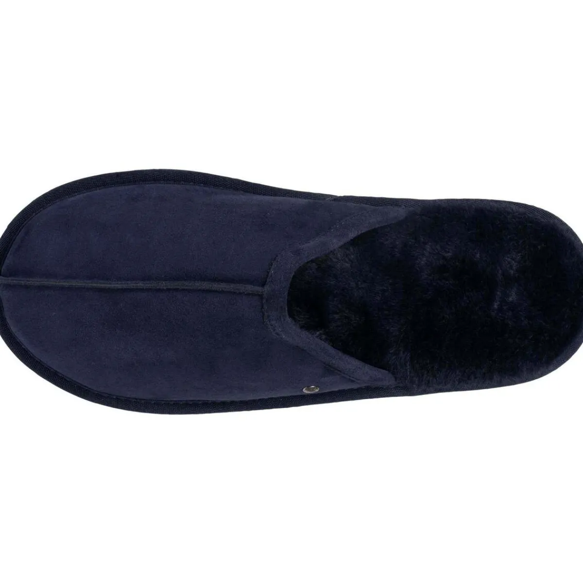 Isotoner Chaussons mules Homme Cuir fourrées-Homme Pantoufles / Chaussons
