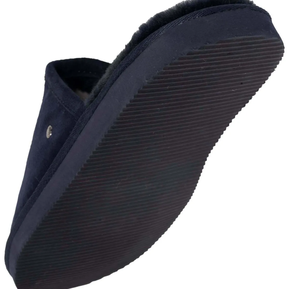 Isotoner Chaussons mules Homme Cuir fourrées-Homme Pantoufles / Chaussons