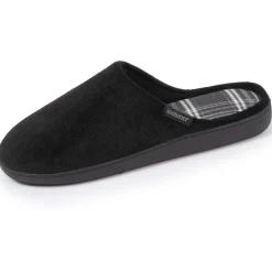 Isotoner Chaussons mules Homme tartan-Homme Pantoufles / Chaussons