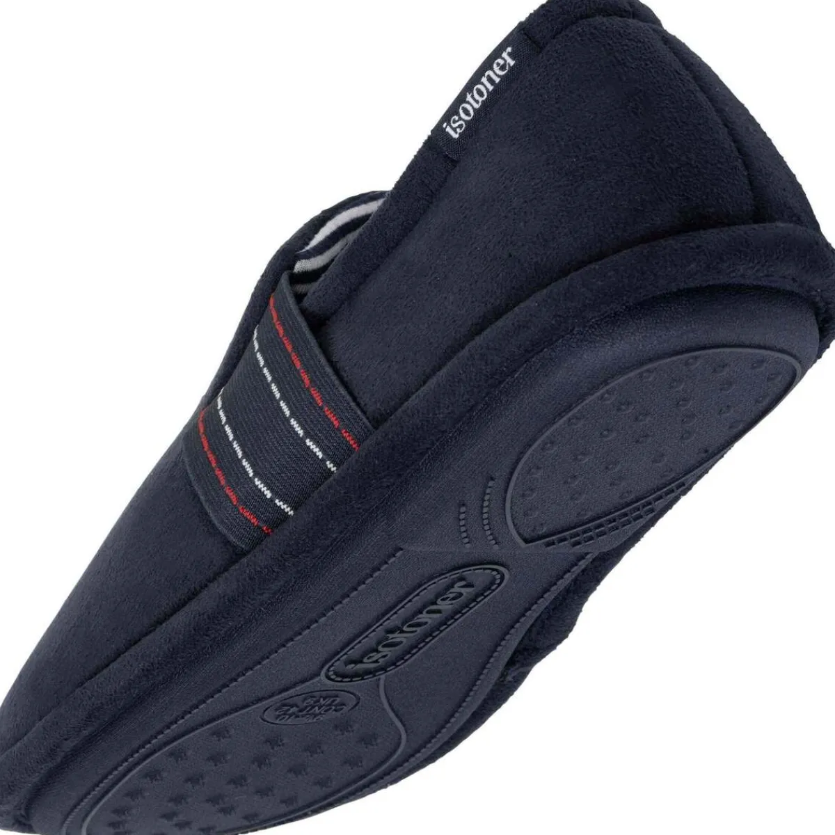 Isotoner Chaussons sans-gênes Homme coutures-Homme Pantoufles / Chaussons