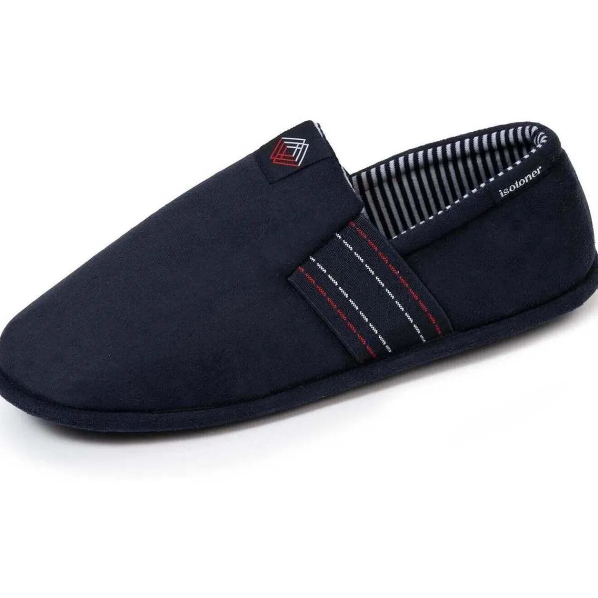 Isotoner Chaussons sans-gênes Homme coutures-Homme Pantoufles / Chaussons