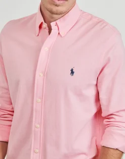 Polo Ralph Lauren CHEMISE AJUSTEE COL BOUTONNE EN POLO FEATHERWEIGHT-Homme Chemises