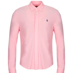 Polo Ralph Lauren CHEMISE AJUSTEE COL BOUTONNE EN POLO FEATHERWEIGHT-Homme Chemises