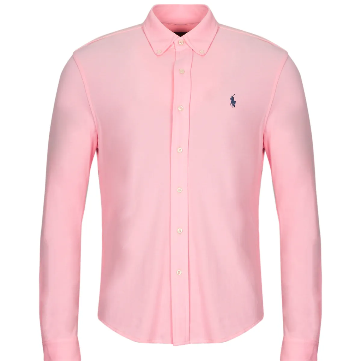 Polo Ralph Lauren CHEMISE AJUSTEE COL BOUTONNE EN POLO FEATHERWEIGHT-Homme Chemises