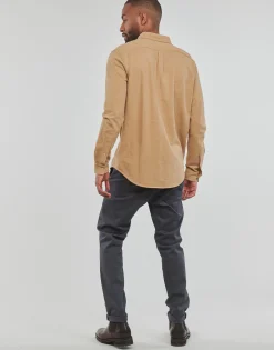 Polo Ralph Lauren CHEMISE AJUSTEE COL BOUTONNE EN POLO FEATHERWEIGHT-Homme Chemises