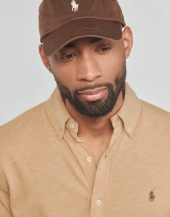 Polo Ralph Lauren CHEMISE AJUSTEE COL BOUTONNE EN POLO FEATHERWEIGHT-Homme Chemises