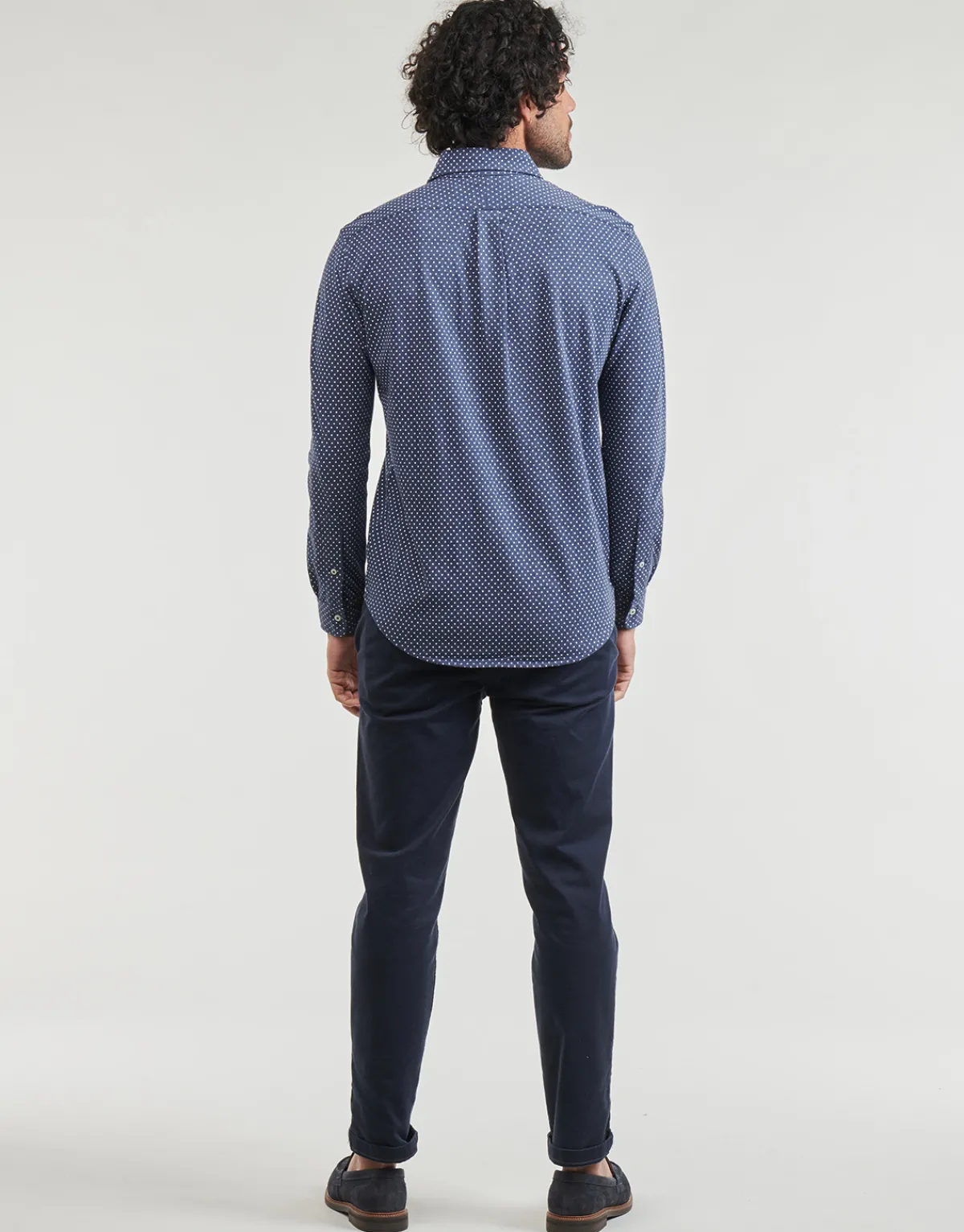 Polo Ralph Lauren CHEMISE AJUSTEE COL BOUTONNE EN POLO FEATHERWEIGHT-Homme Chemises