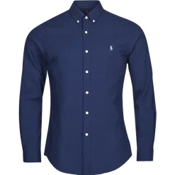 Polo Ralph Lauren CHEMISE AJUSTEE SLIM FIT EN POPELINE UNIE-Homme Chemises
