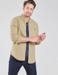 Polo Ralph Lauren CHEMISE AJUSTEE SLIM FIT TEINTEE EN OXFORD-Homme Chemises