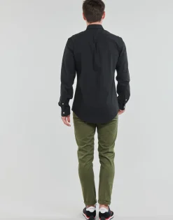 Polo Ralph Lauren CHEMISE AJUSTEE SLIM FIT EN POPELINE UNIE-Homme Chemises