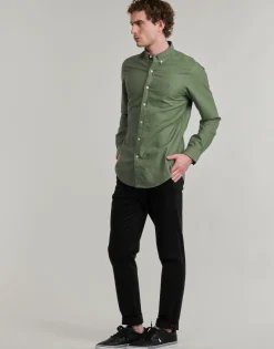 Polo Ralph Lauren CHEMISE AJUSTEE SLIM FIT EN OXFORD LEGER-Homme Chemises