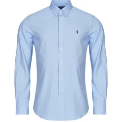 Polo Ralph Lauren CHEMISE AJUSTEE SLIM FIT EN POPELINE UNIE-Homme Chemises