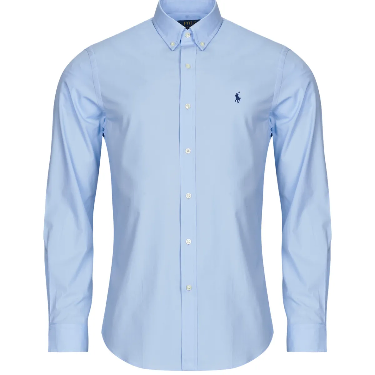 Polo Ralph Lauren CHEMISE AJUSTEE SLIM FIT EN POPELINE UNIE-Homme Chemises