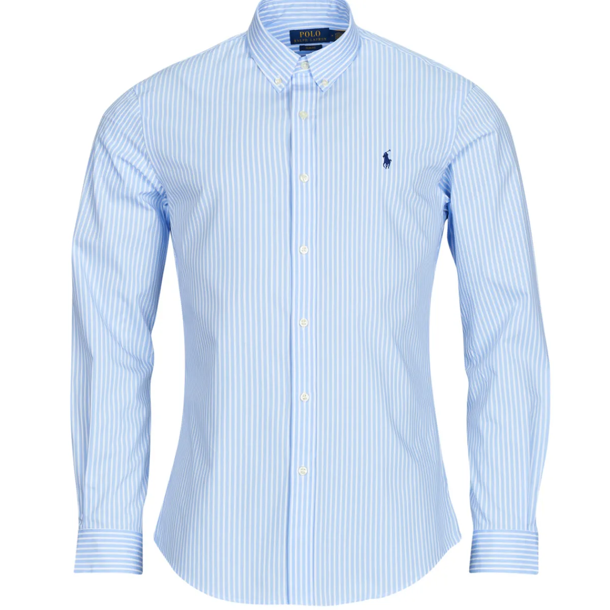 Polo Ralph Lauren CHEMISE AJUSTEE SLIM FIT EN POPELINE UNIE-Homme Chemises