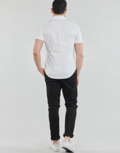 Polo Ralph Lauren CHEMISE AJUSTEE SLIM FIT EN OXFORD UNIE-Homme Chemises