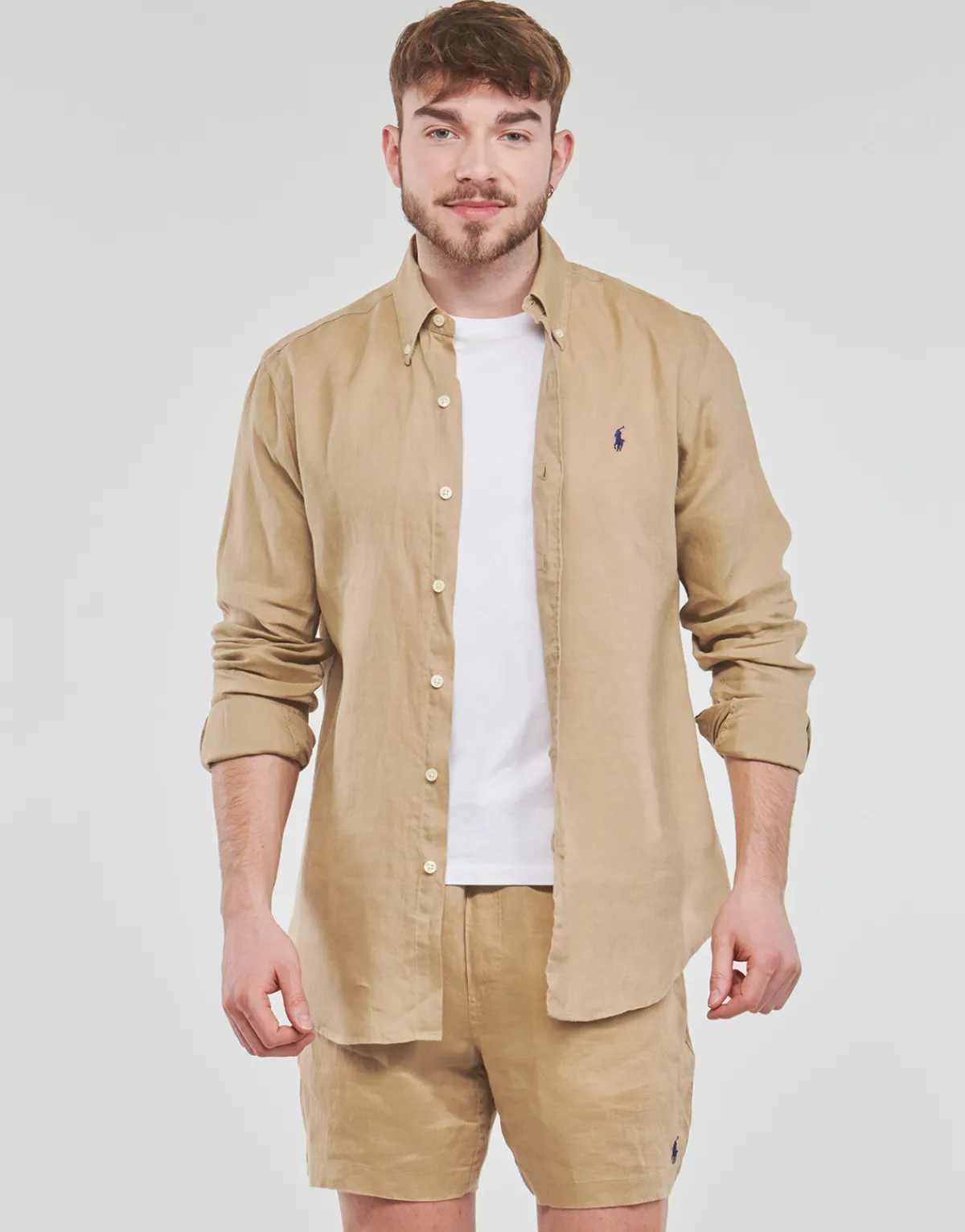 Polo Ralph Lauren CHEMISE COUPE DROITE EN LIN-Homme Chemises