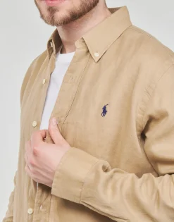 Polo Ralph Lauren CHEMISE COUPE DROITE EN LIN-Homme Chemises