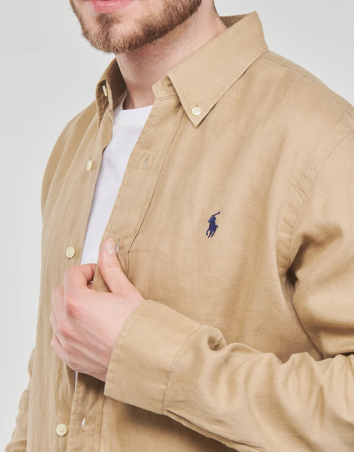 Polo Ralph Lauren CHEMISE COUPE DROITE EN LIN-Homme Chemises