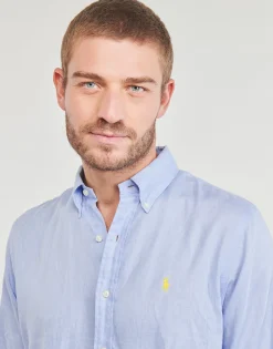 Polo Ralph Lauren CHEMISE COUPE DROITE EN LIN-Homme Chemises