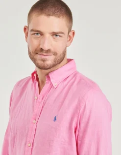 Polo Ralph Lauren CHEMISE COUPE DROITE EN LIN-Homme Chemises